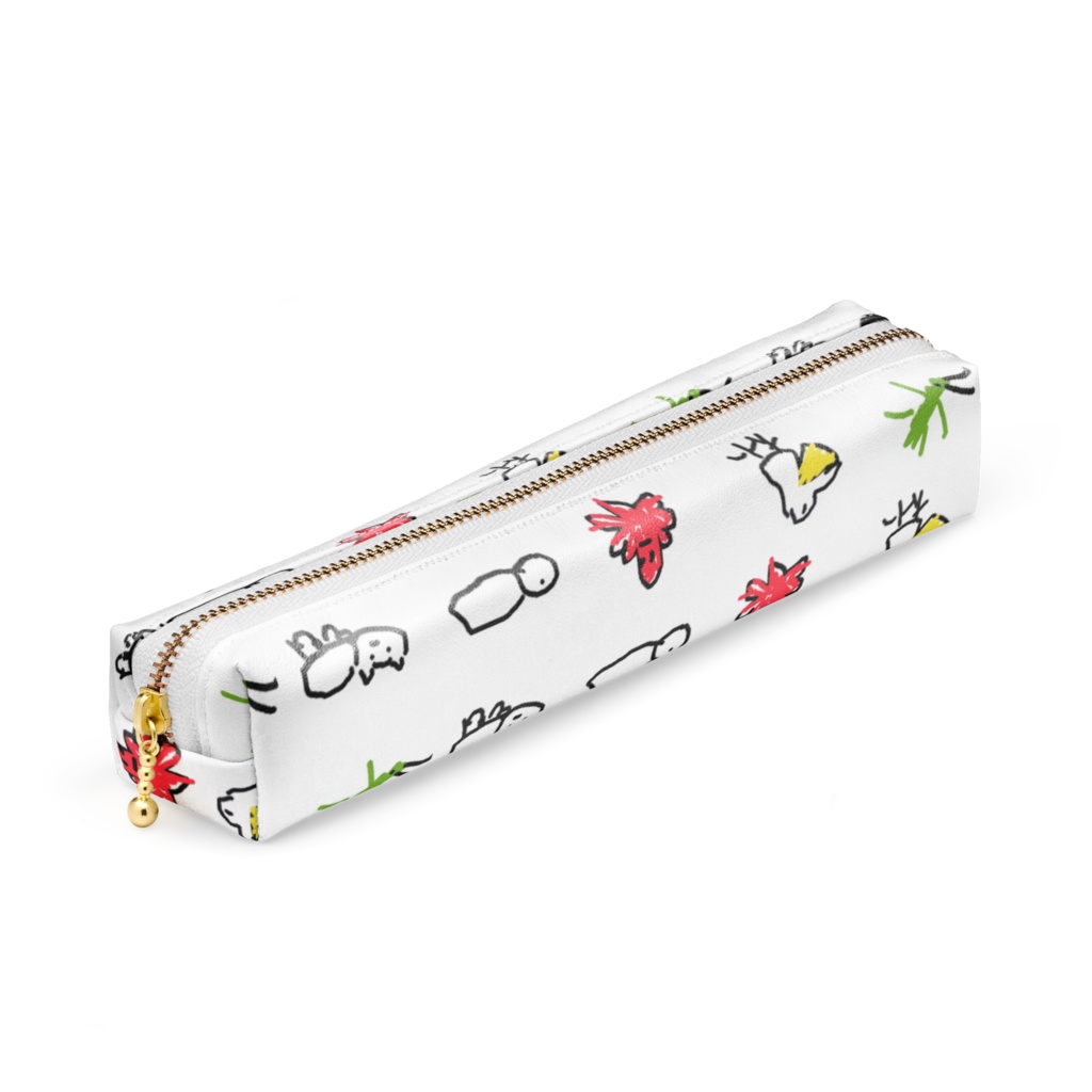 画伯総柄ペンケース