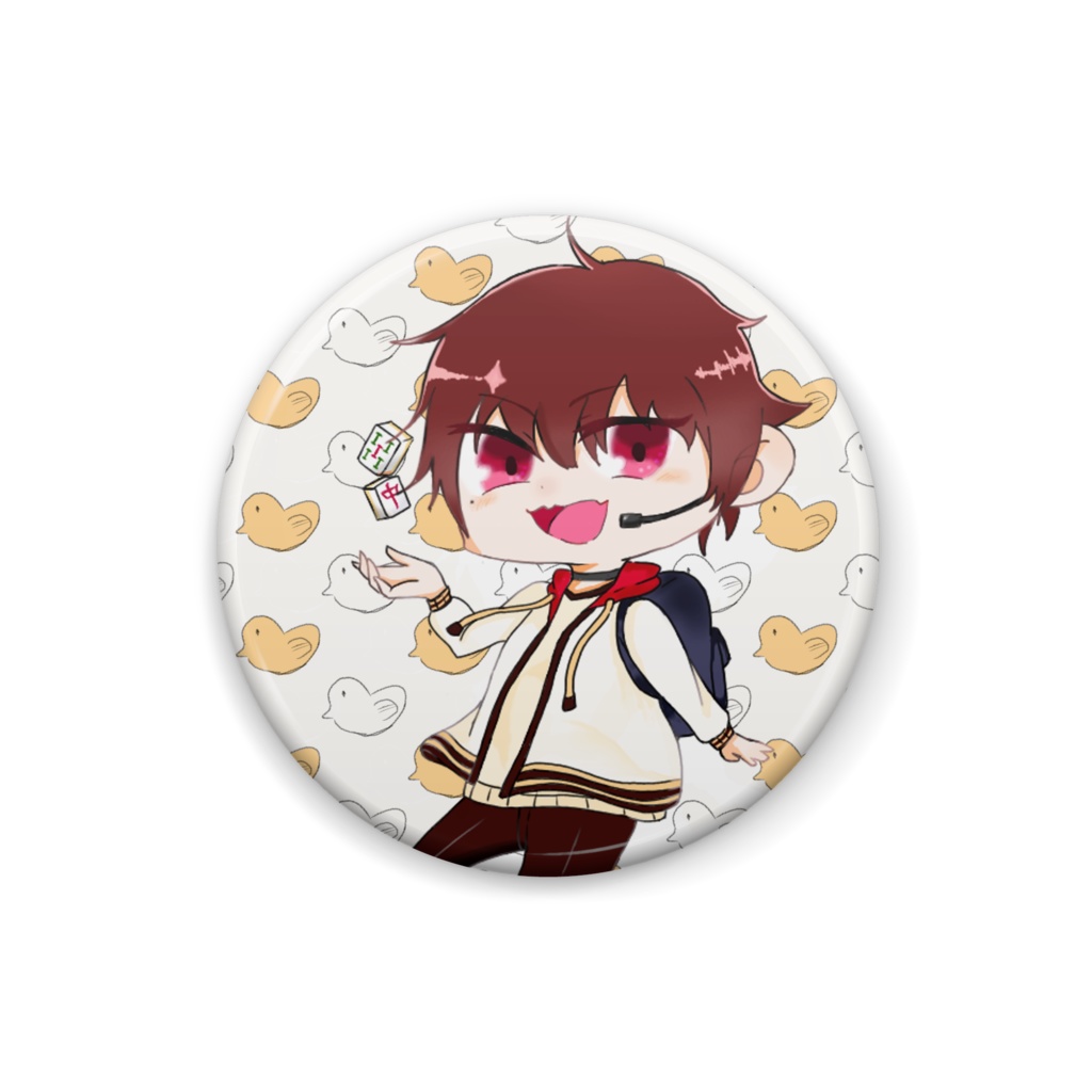 アッキー君　缶バッジ