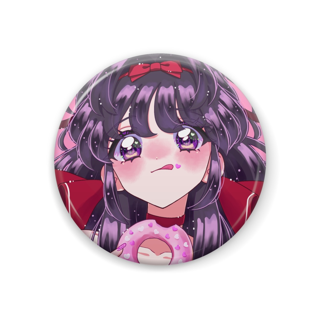 バレンタインは私が食べちゃいました♡-缶バッジ