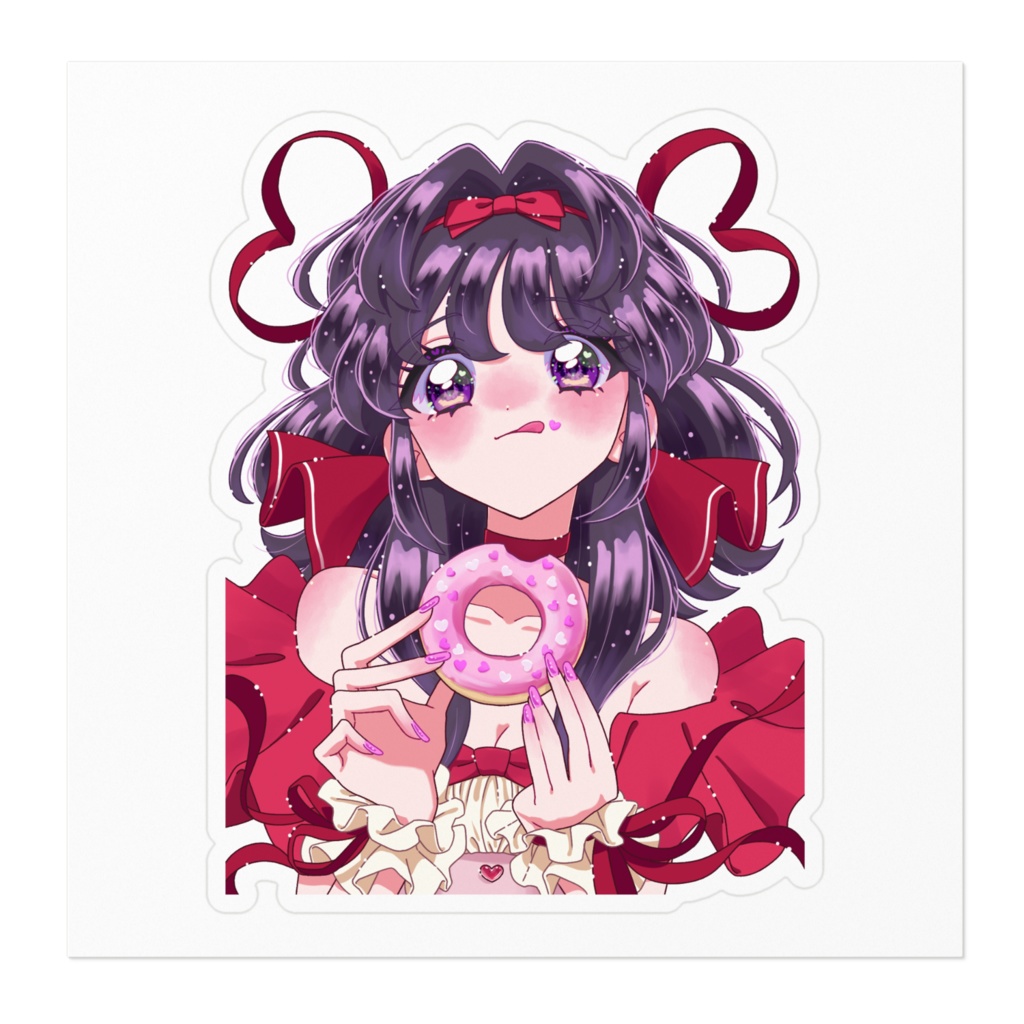 バレンタインは私が食べちゃいました♡-ステッカー