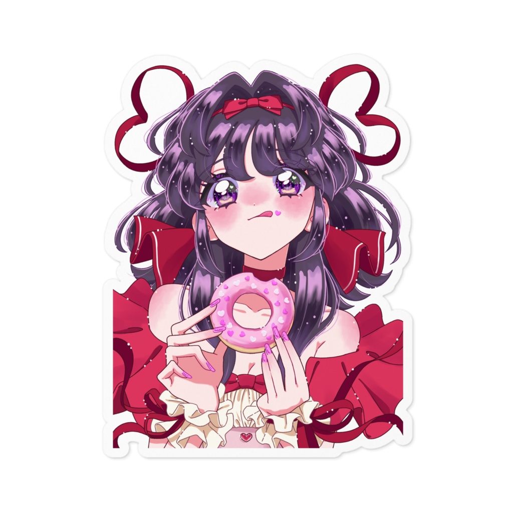 バレンタインは私が食べちゃいました♡-ステッカー