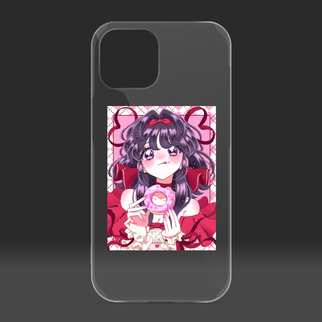 バレンタインは私が食べちゃいました♡‐クリアiPhoneケース