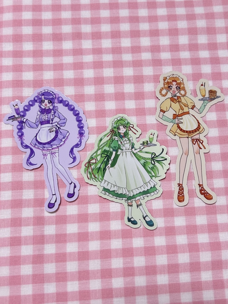 メイドさんステッカー