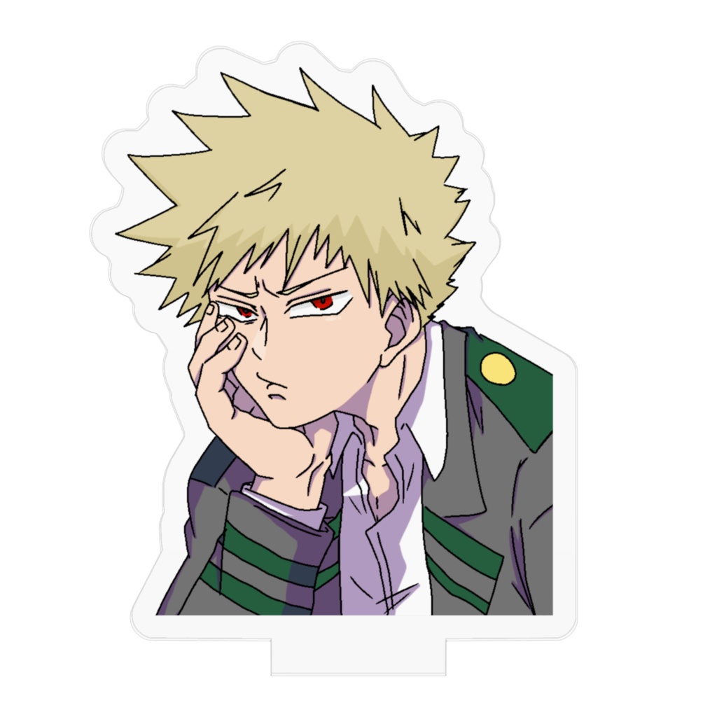 爆豪勝己 50×50mm アクリルフィギュア