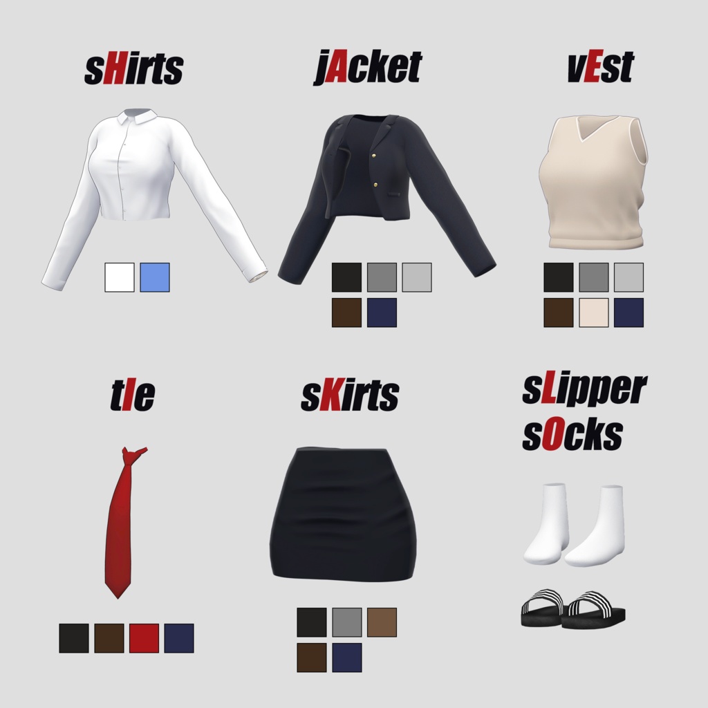 【VRC】 sKala - 8アバター対応