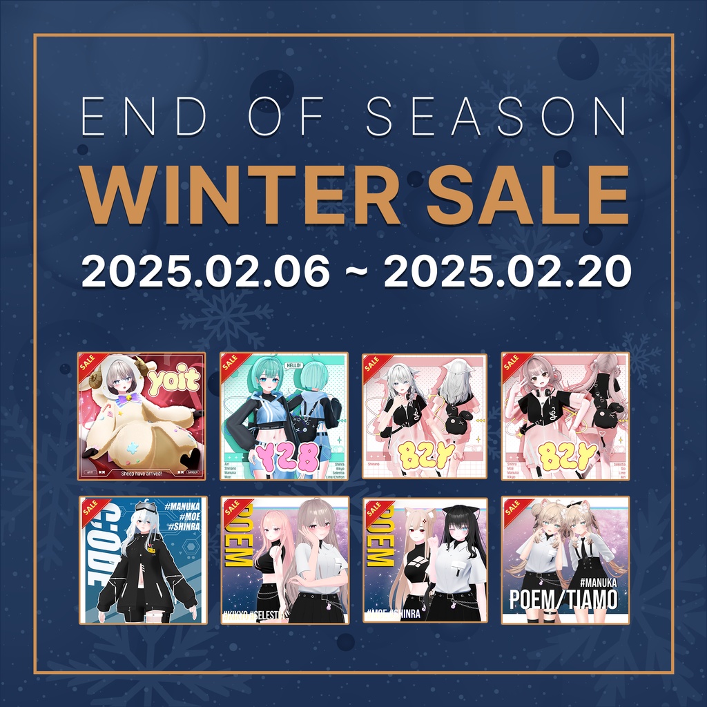 ~ End of season ~ Winter Sale!