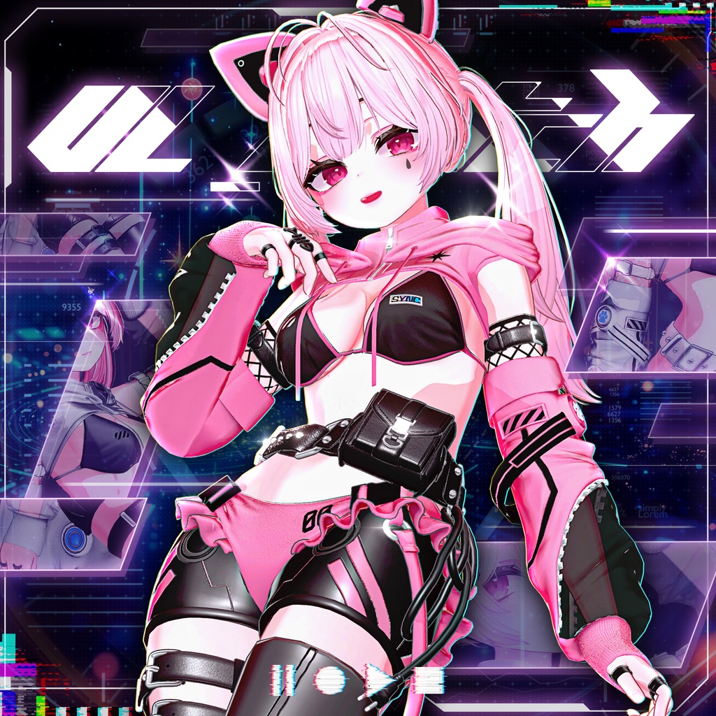 ✨発売記念セール中✨VL_Glitch【11アバター対応】