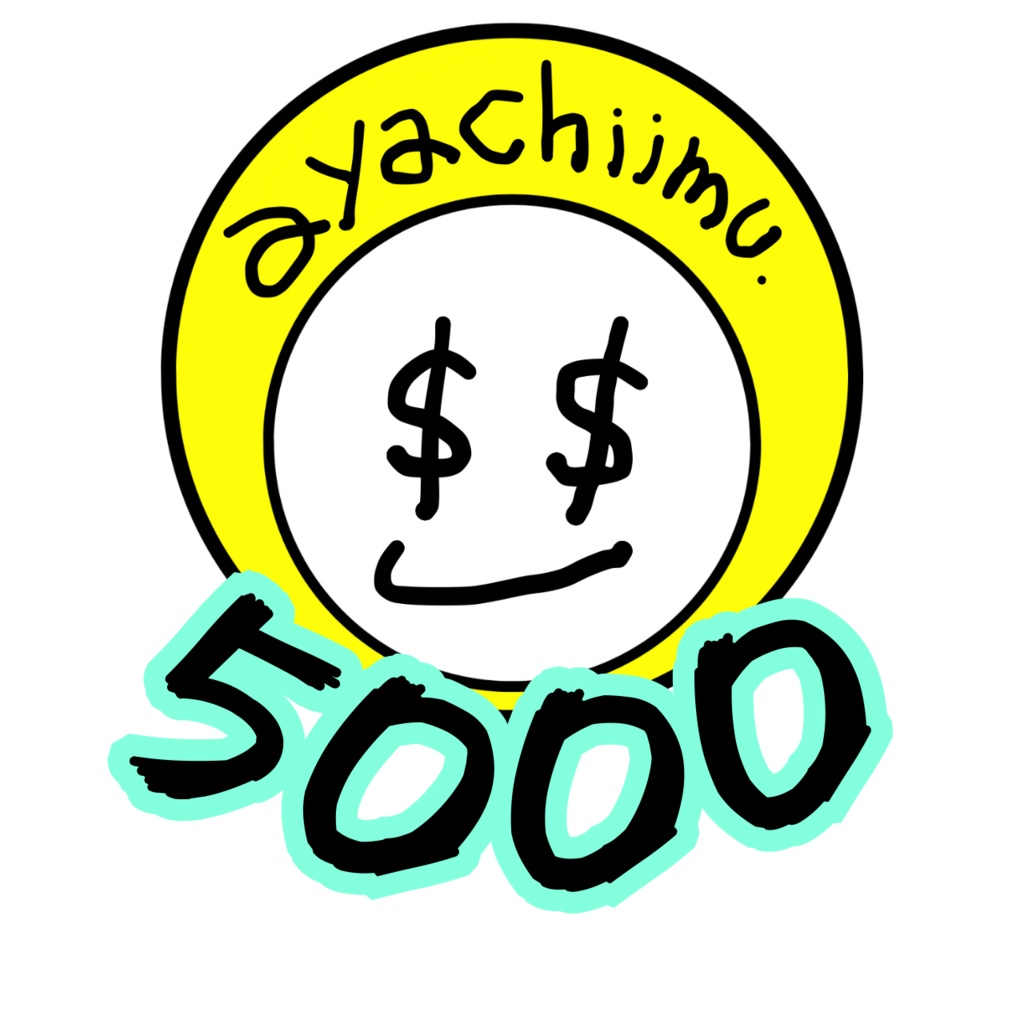 5000人記念キーホルダー