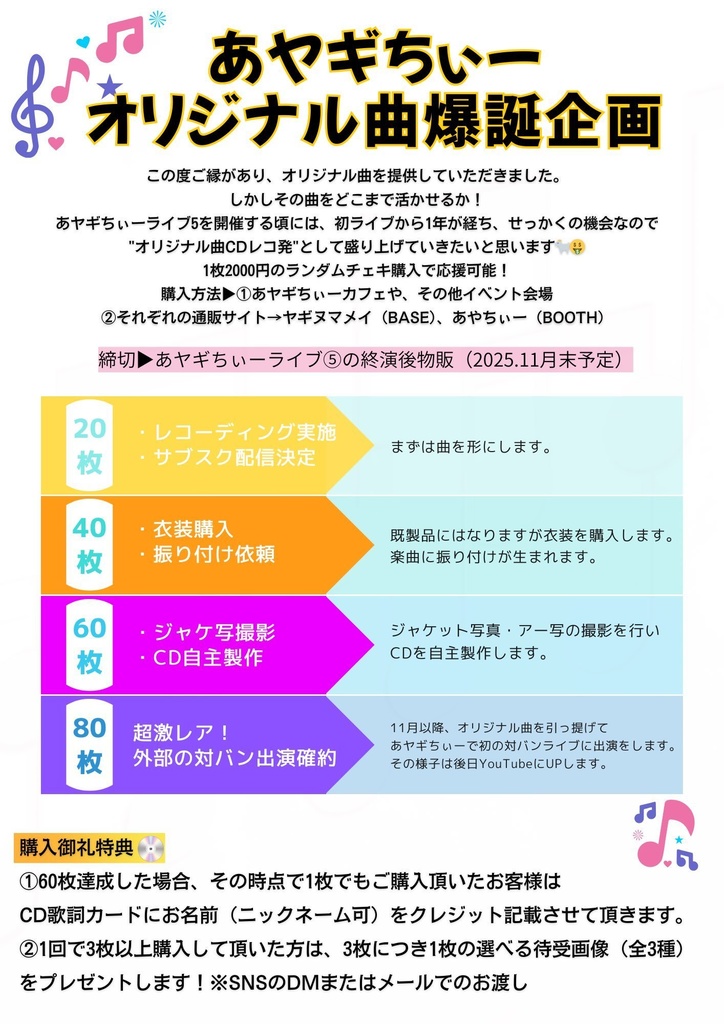 【楽曲応援】あヤギちぃーランチェキ