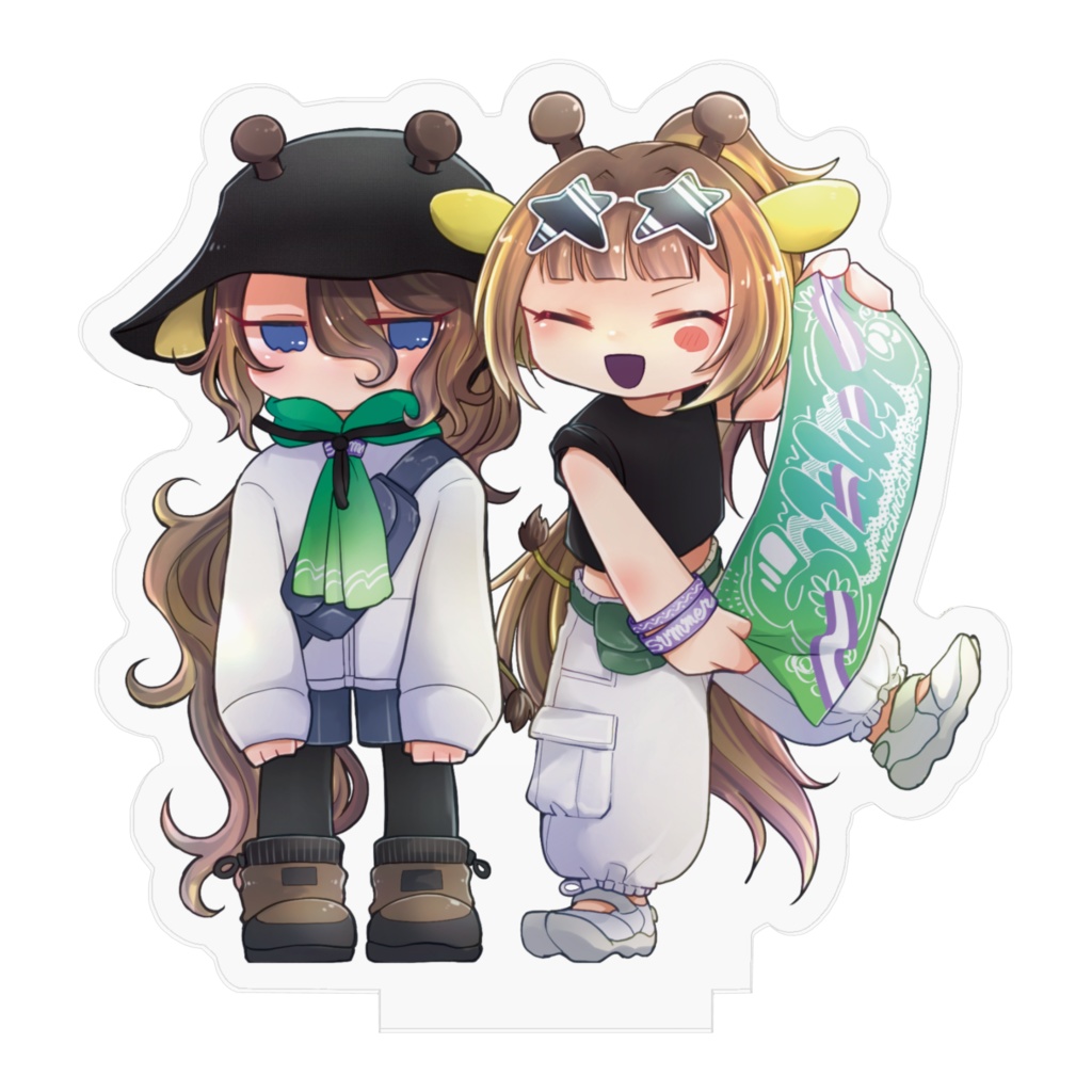 夏フェスにこジトアクリルフィギュア