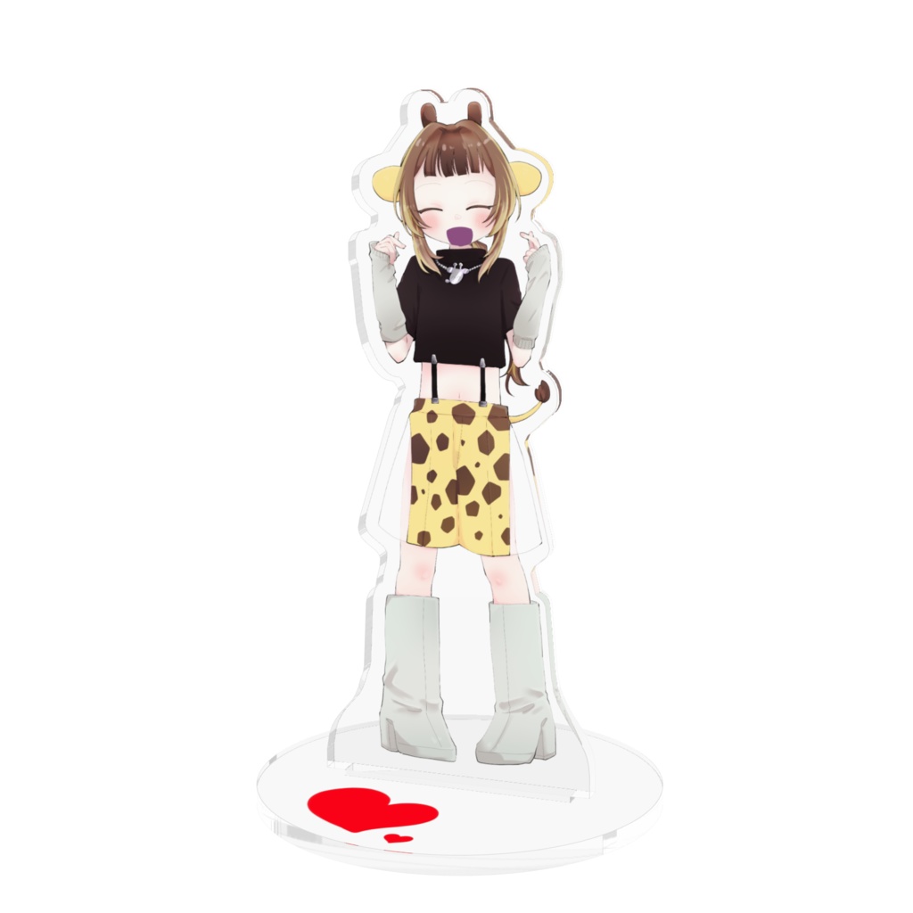 ちいさいにこにこきりんヒト アクリルスタンドフィギュア