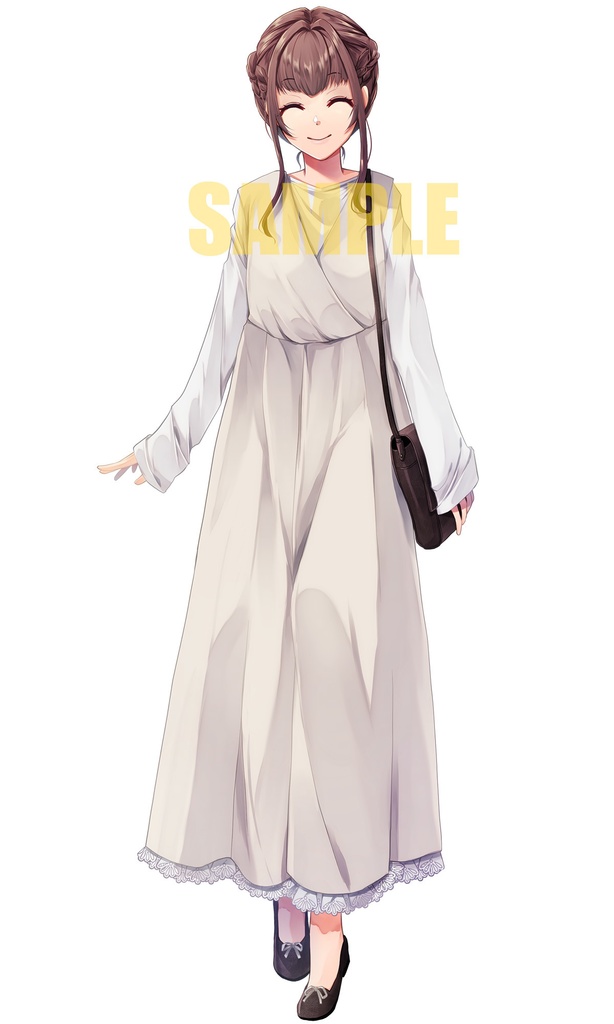 【ゲーム/TRPG/立ち絵】女性/一般人/社会人/休日