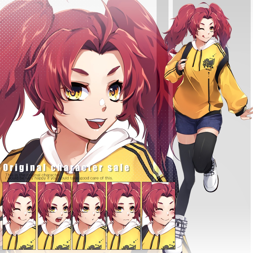 ゲーム Trpg 立ち絵 パーカー女子 現代 ツインテール なり屋 Booth