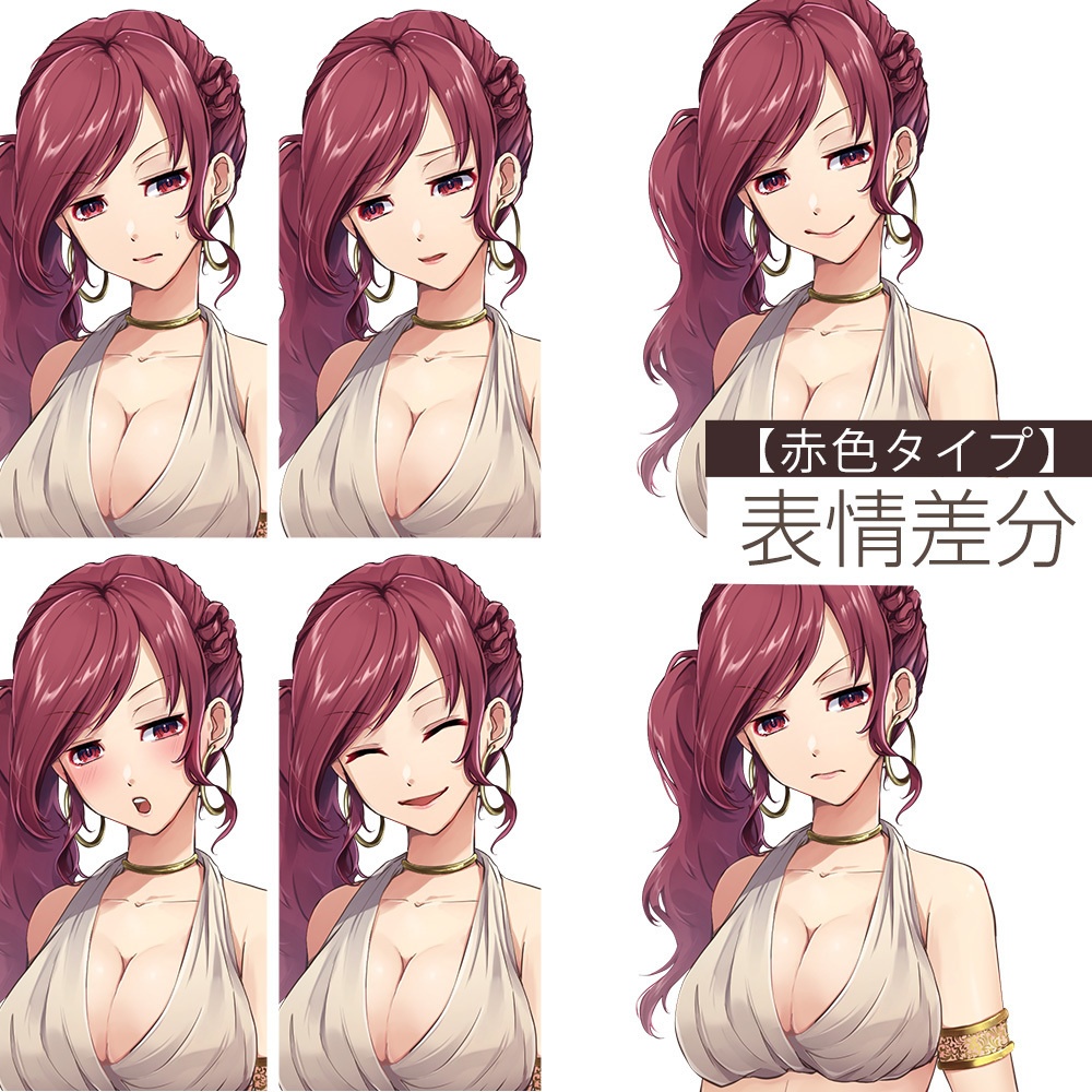 【ゲーム/TRPG/立ち絵】踊り子風お姉さん【商用利用可】