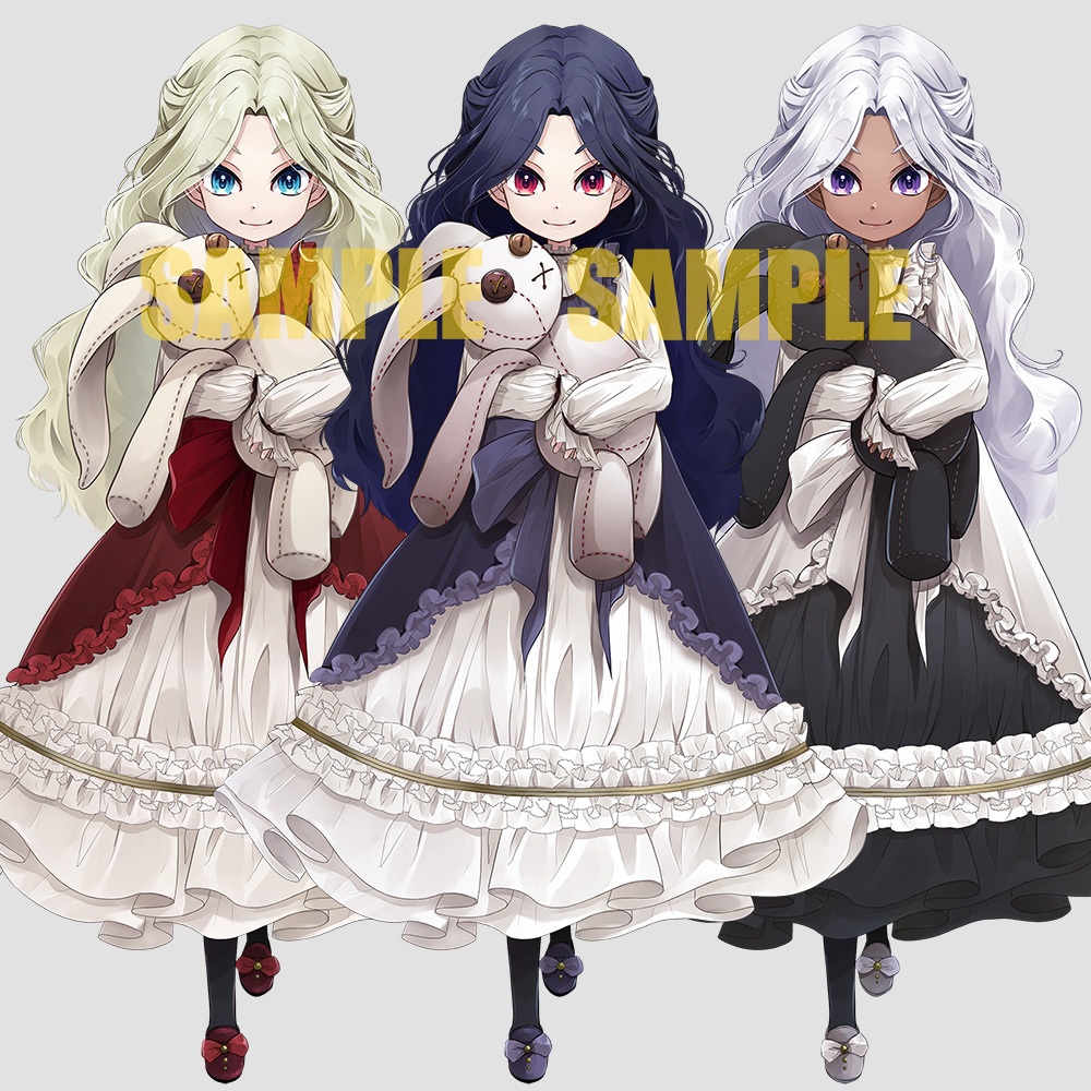 【ゲーム/TRPG/立ち絵】人形を持った少女/幼女/ホラー差分あり【商用利用可】