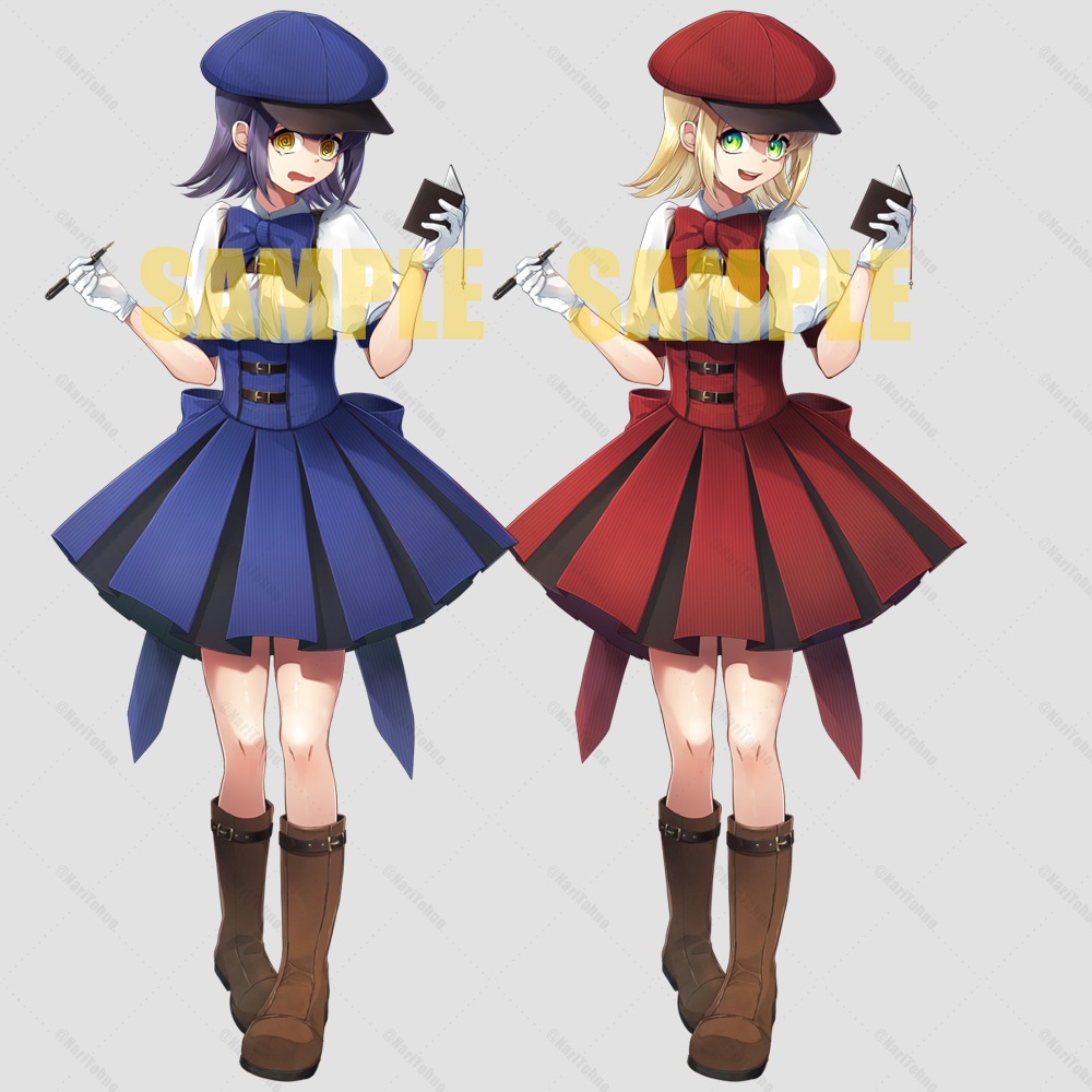【ゲーム/TRPG/立ち絵】探偵な少女【商用利用可】