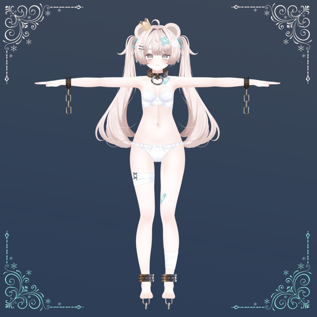 🔒Dungeon Collar & Shackles🔒【MA対応/VRChat】