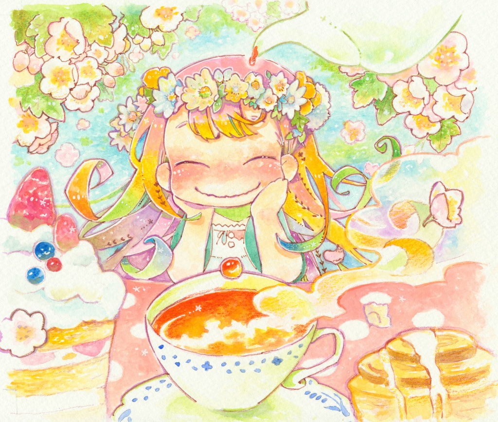 【イラスト原画】golden drop