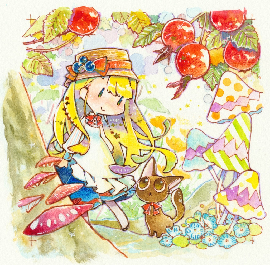 【イラスト原画】秋のにおい