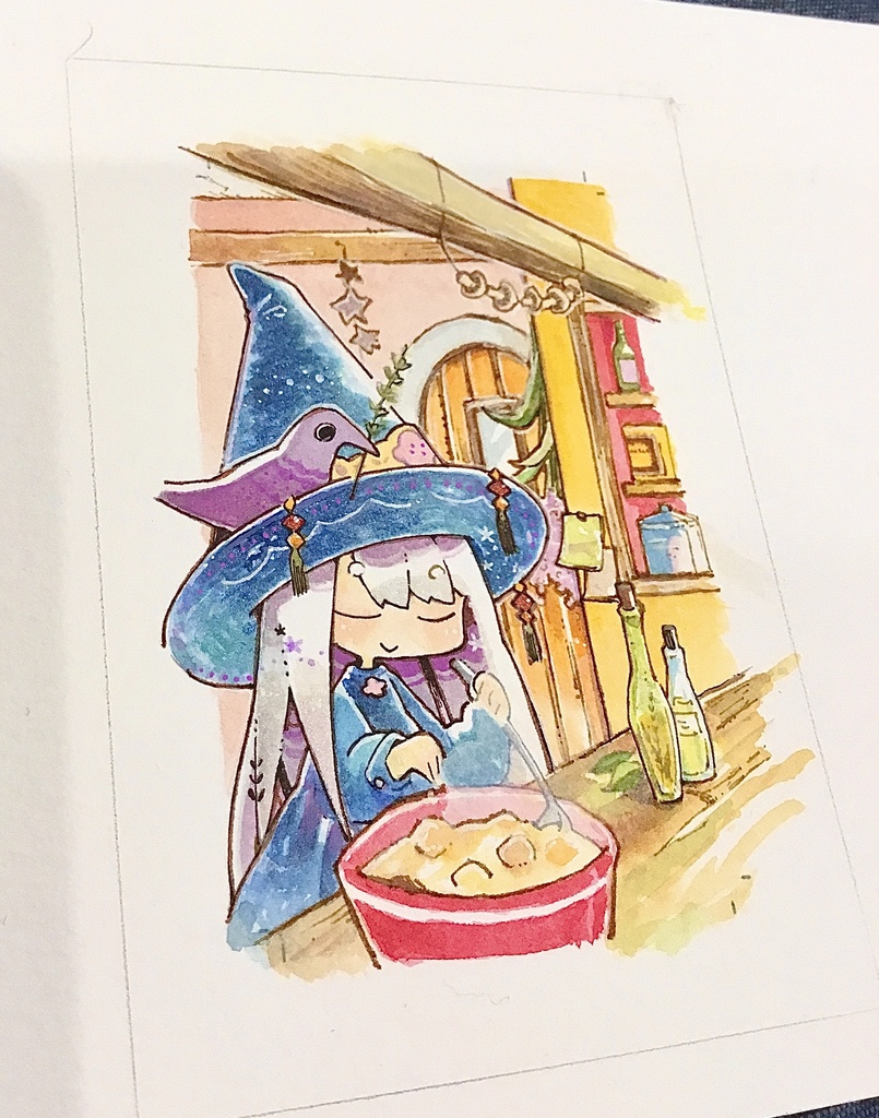 【イラスト原画】シチュー