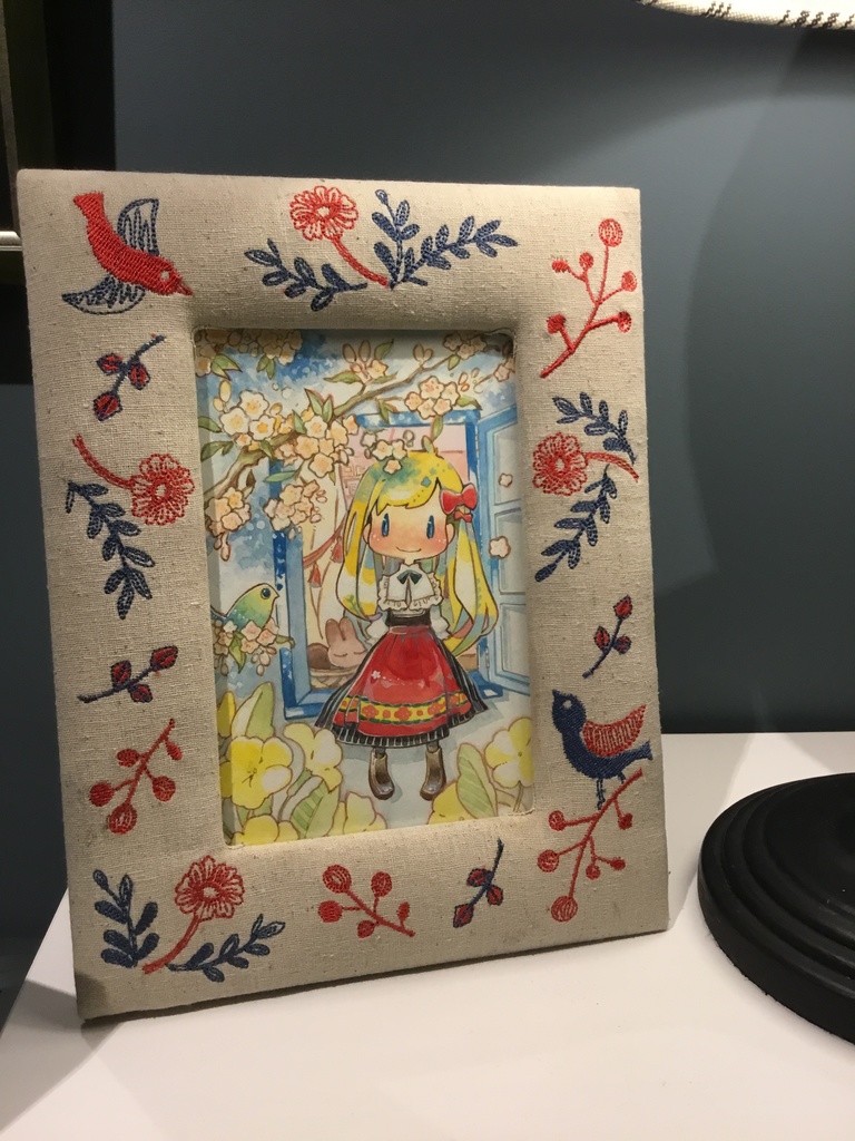 【イラスト原画】ひなたぼっこ