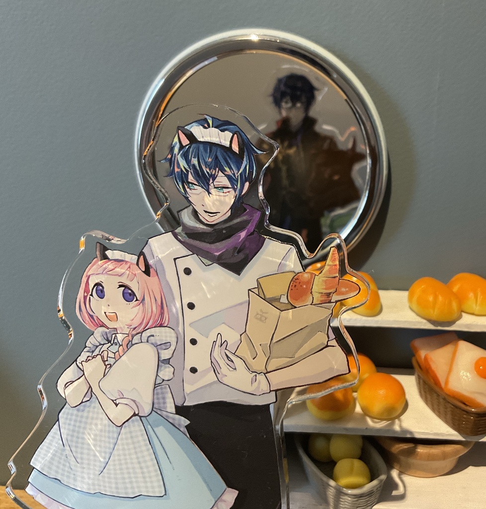 【受注生産】にじGTAパン屋さん 両面アクリルスタンド