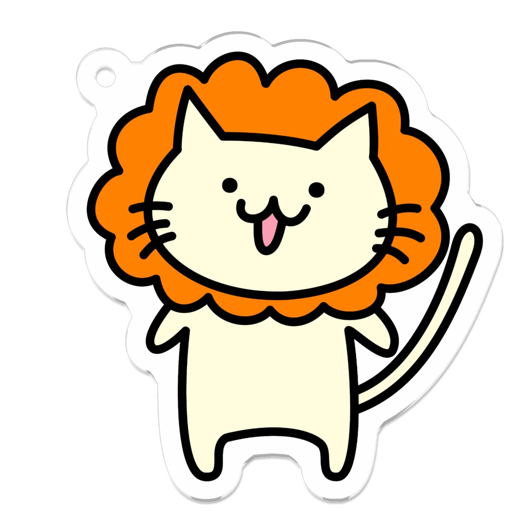 どこでも獅子アクリルキーホルダー