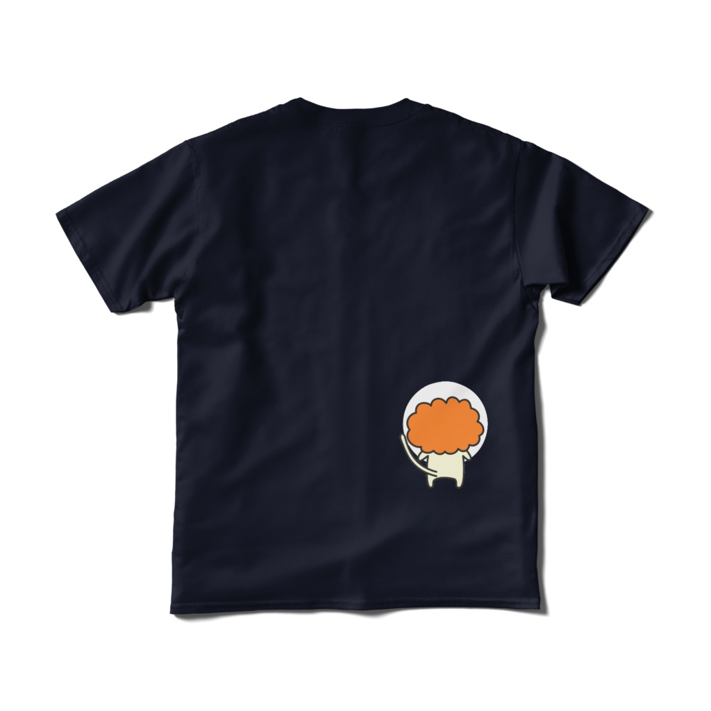 獅子Eccomi!!Tシャツ(両面プリント/ネイビー)