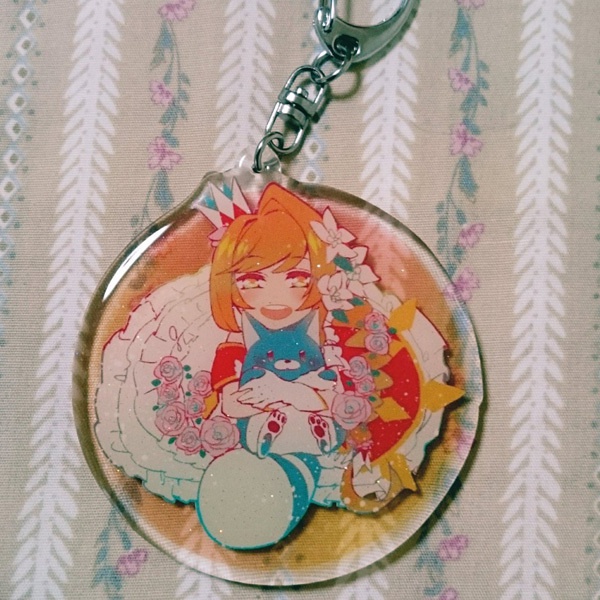 ★キラキラアクリルキーホルダー★ブランシュ