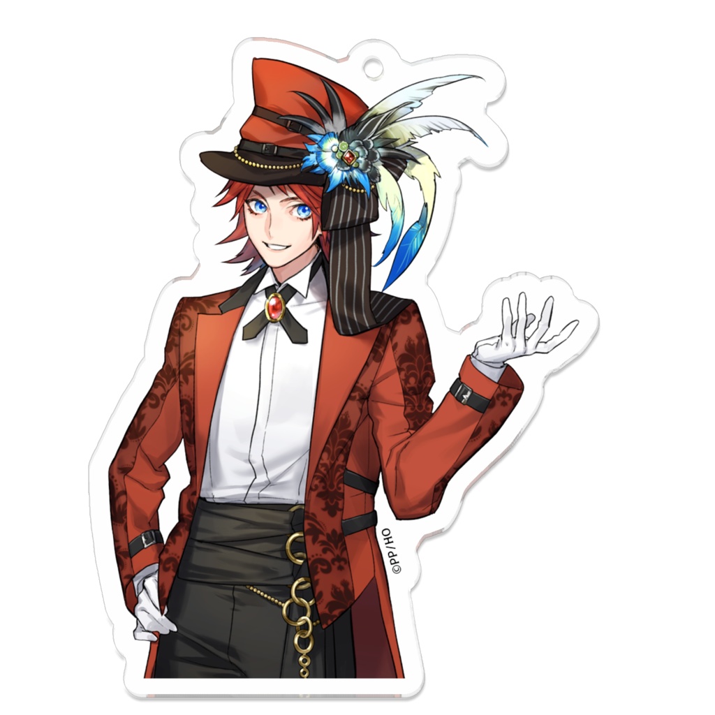 アクリルキーホルダー・ファーA