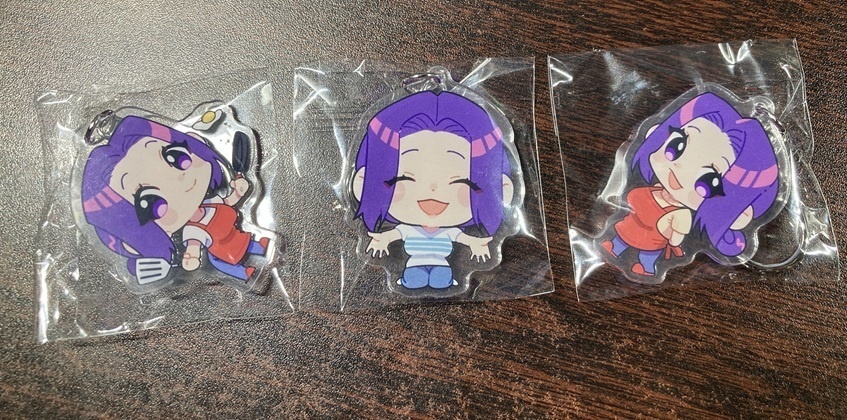 奈々子ママ SDキャラ アクリルキーホルダー 3種①②③セット