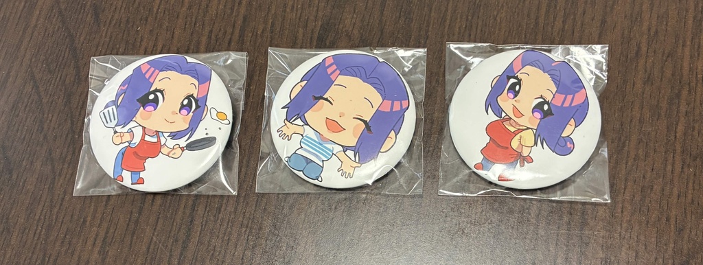 奈々子ママ 缶バッチセット