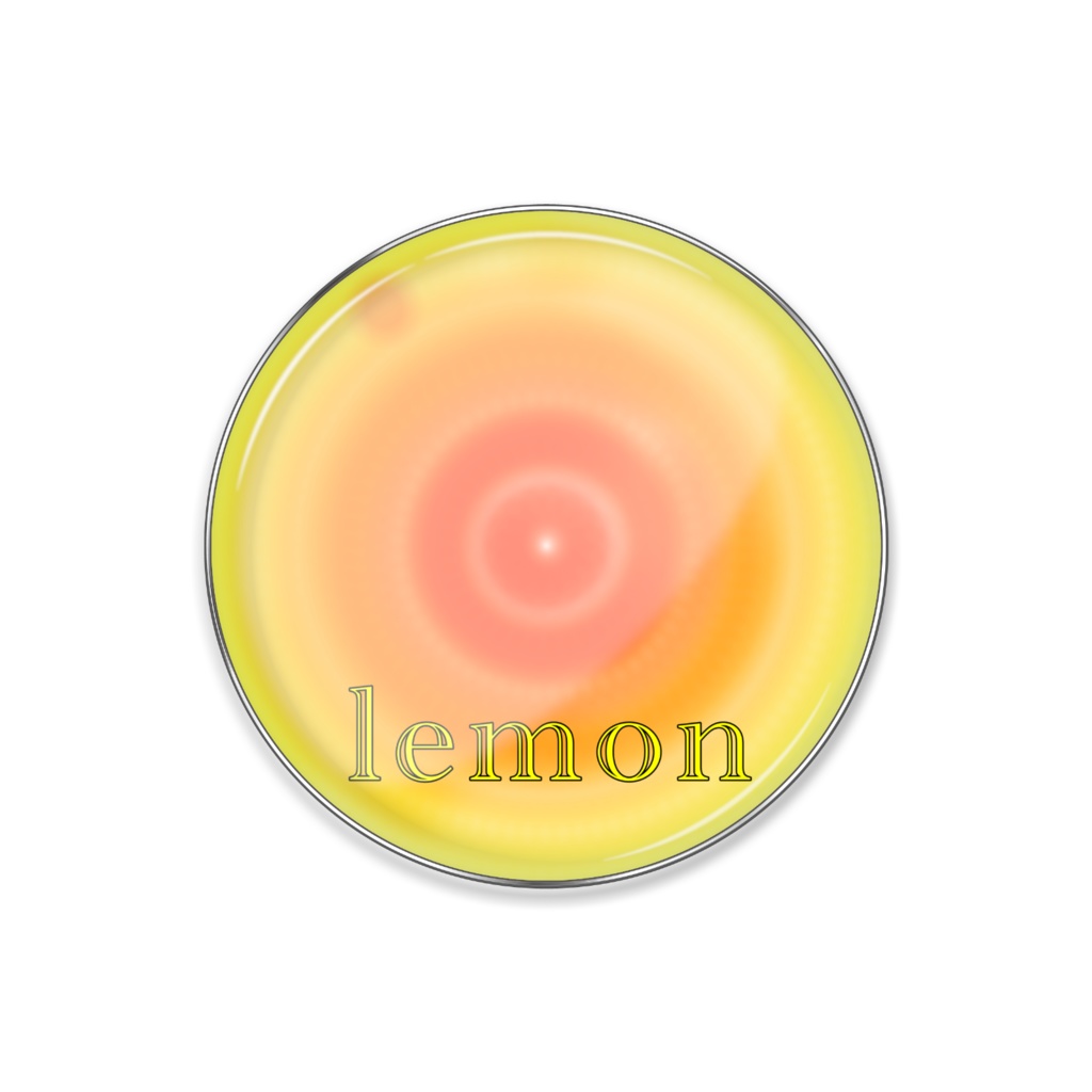 lemonちゃん印のピンバッジ