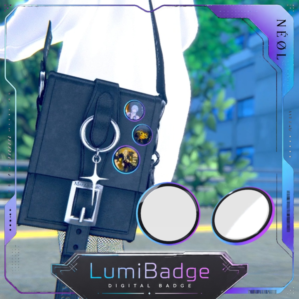 【VRC向け】写真や動画をバッジで流せる!『LumiBadge』