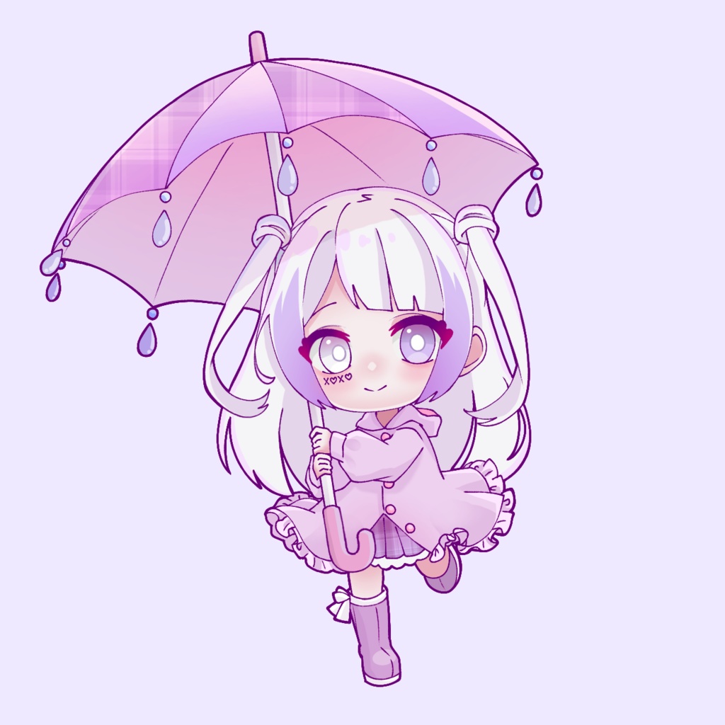 りあの誕生日アクリルキーホルダーver.傘