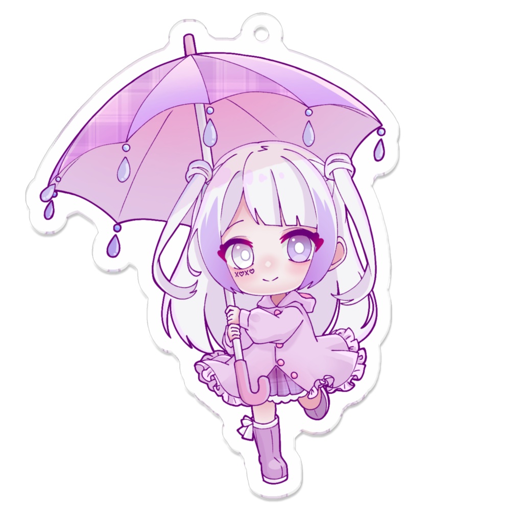 りあの誕生日アクリルキーホルダーver.傘