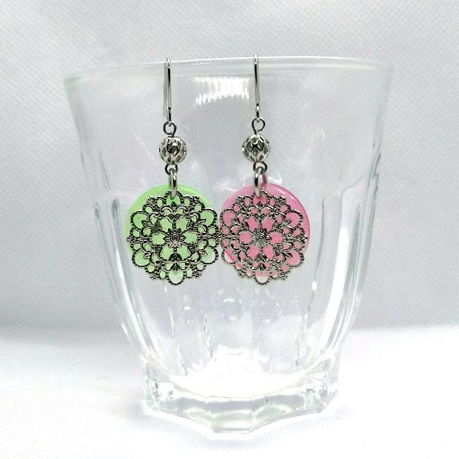 大人カワイイ❁フラワーモチーフピアス【片耳用】