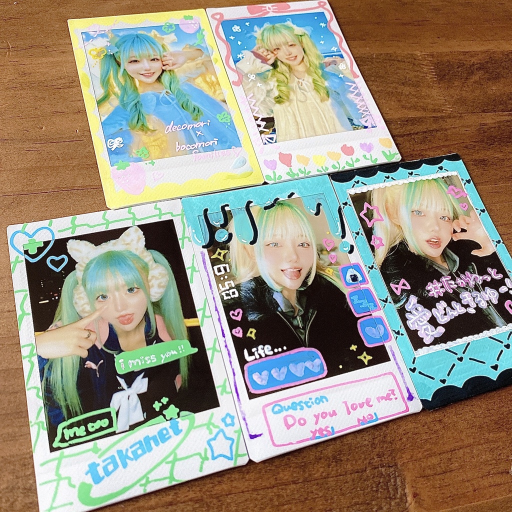 ミントカラーチェキ🌱