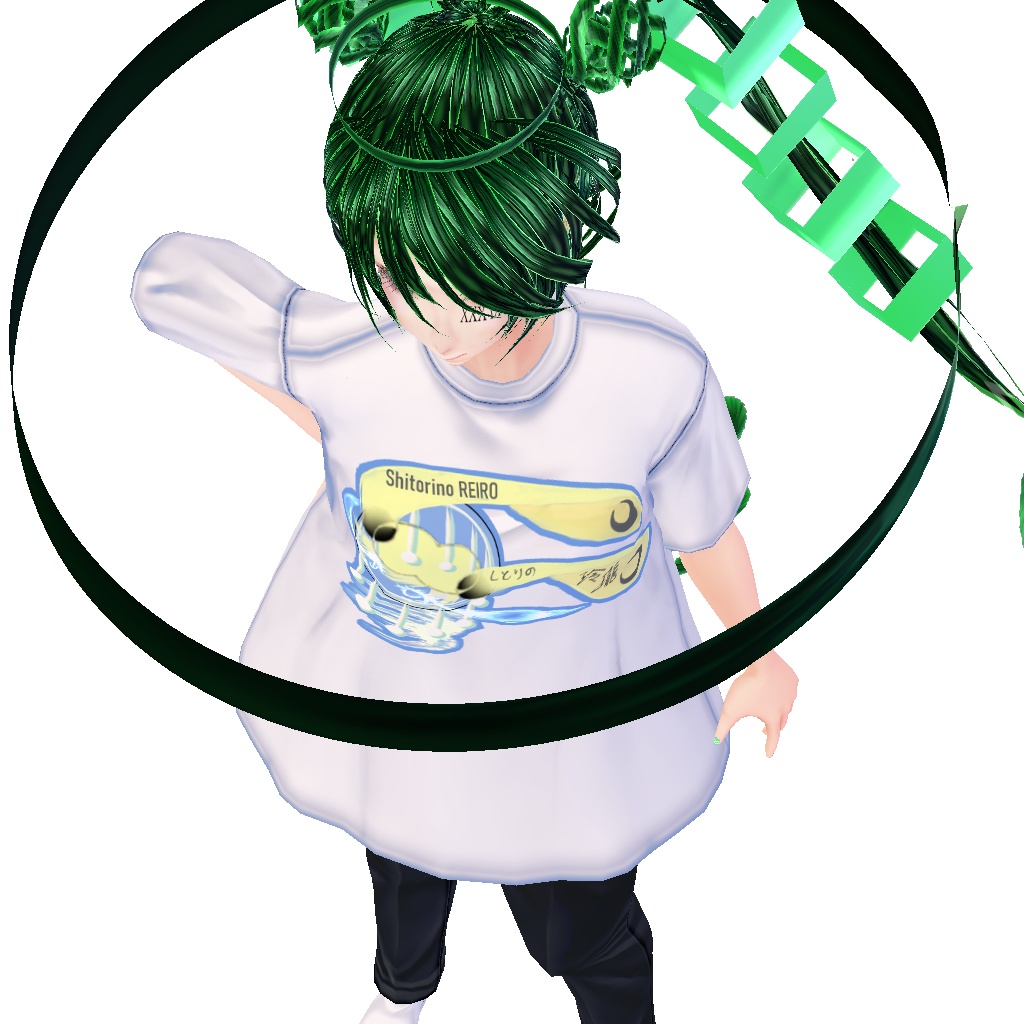 【VRoid用】しとりの玲瓏ロゴTシャツ