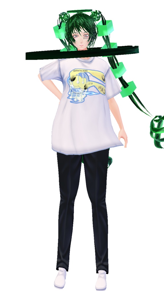 【VRoid用】しとりの玲瓏ロゴTシャツ