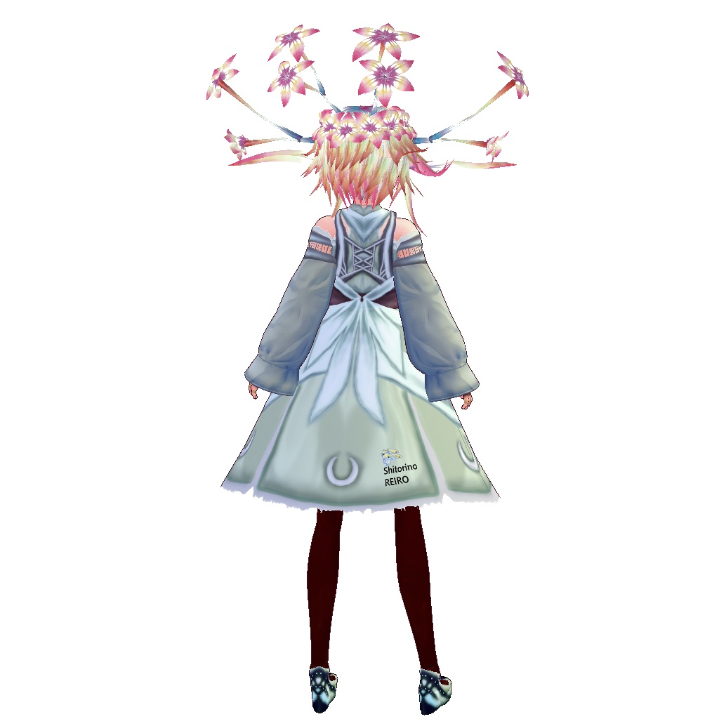 【VRoid 3d model】reiro4th_refine 曙草遊周天