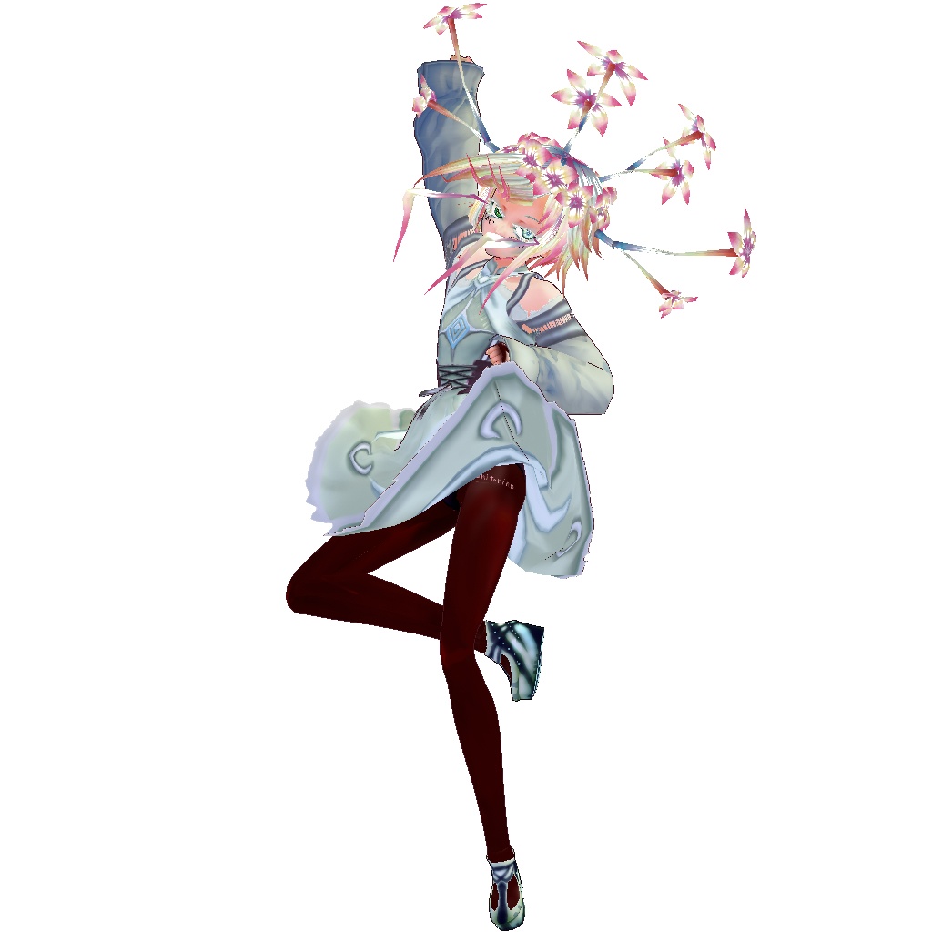 【VRoid 3d model】reiro4th_refine 曙草遊周天