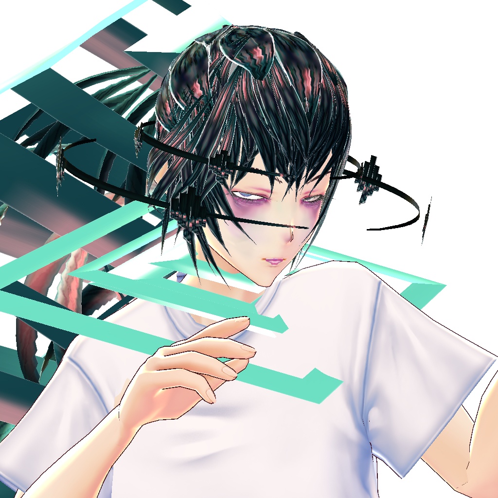 不摂生の極致:顔テクスチャ