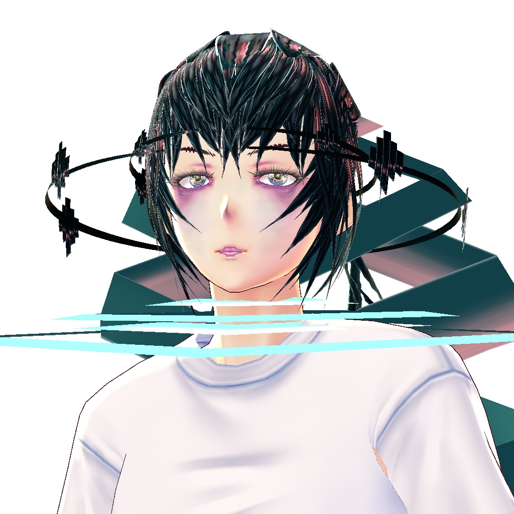 不摂生の極致:顔テクスチャ