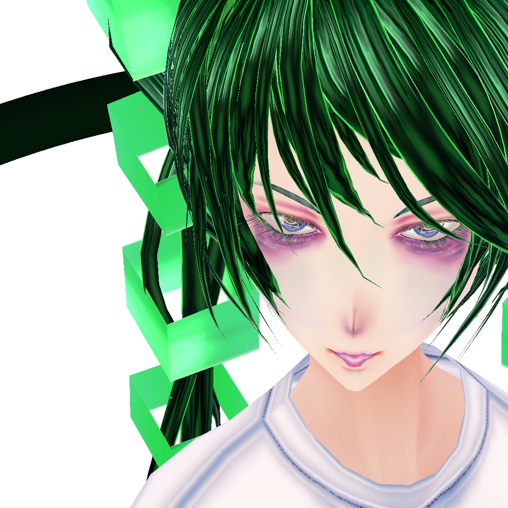 不摂生の極致:顔テクスチャ