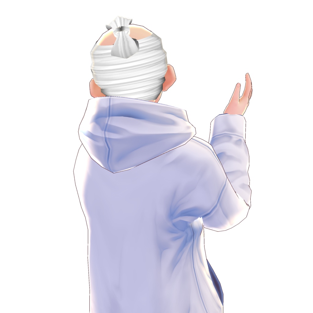 【VRoid】SamuraiHead_銀杏髷