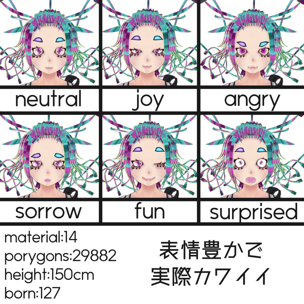 【VRoid VRM】マッドサイエンティスト・カエルロイウ