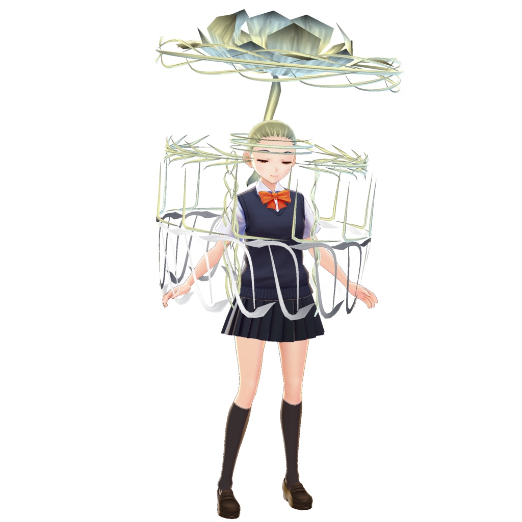 【無料版有り】加速するプロシージャル三つ編み【VRoid ヘアプリセット】