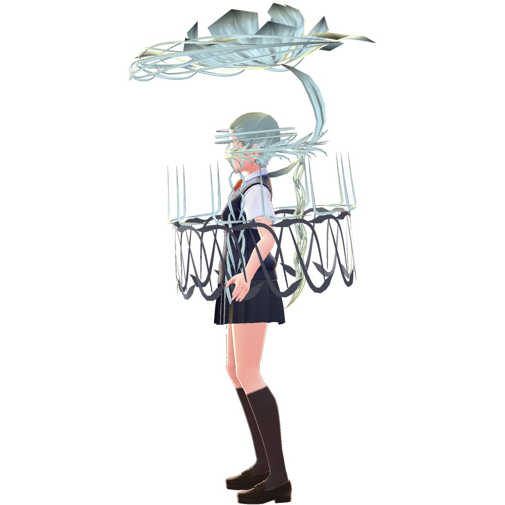 【無料版有り】加速するプロシージャル三つ編み【VRoid ヘアプリセット】