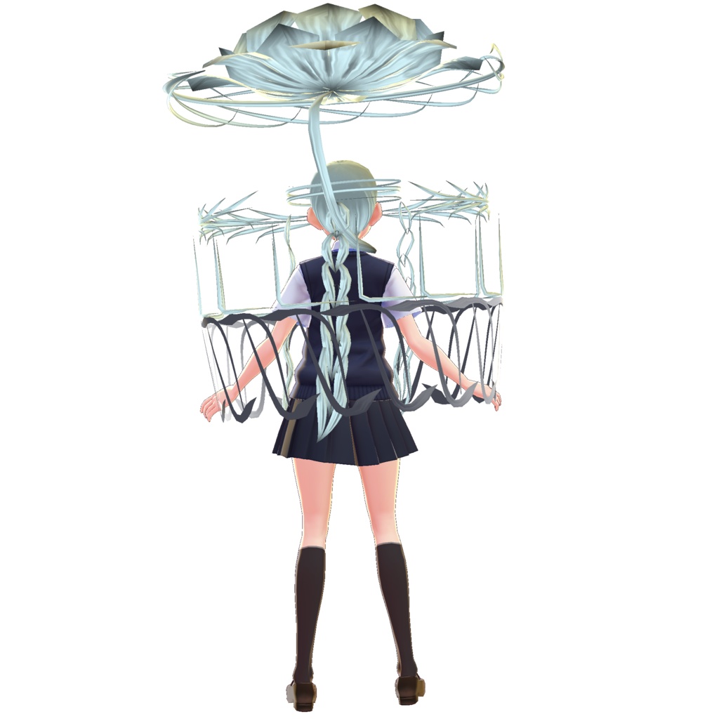 【無料版有り】加速するプロシージャル三つ編み【VRoid ヘアプリセット】